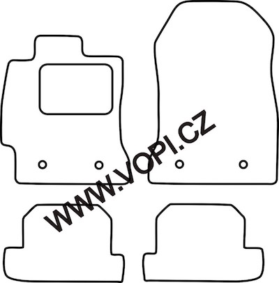Autokoberce Subaru BRZ 2012 -  Autofit (4432)